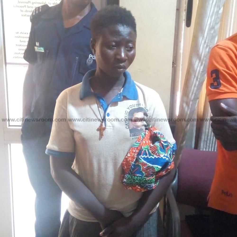 Police in Kumasi grab 20-yr-old baby thief