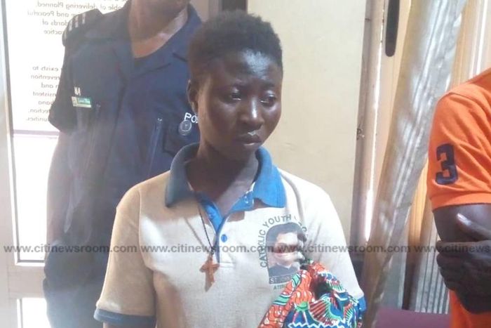 Police in Kumasi grab 20-yr-old baby thief