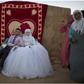 Ahmad Khalid and his bride, Fatheya Mohammed, both 21, sit in front of his family's tent during their wedding ceremony in an informal tent settlement on the outskirts of Mafraq, Jordan, near the Syrian border, on Aug. 7.