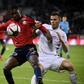 Fode Ballo-Toure (L) in action for Lille last month -- he has joined Monaco on a four-and-a-half-year deal