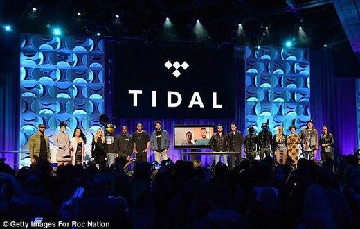 Celebrities supporting Tidal on Monday March 30, 2015