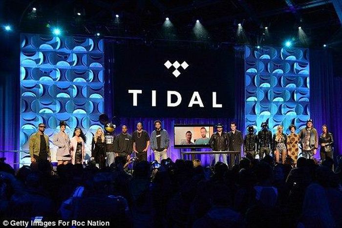 Celebrities supporting Tidal on Monday March 30, 2015