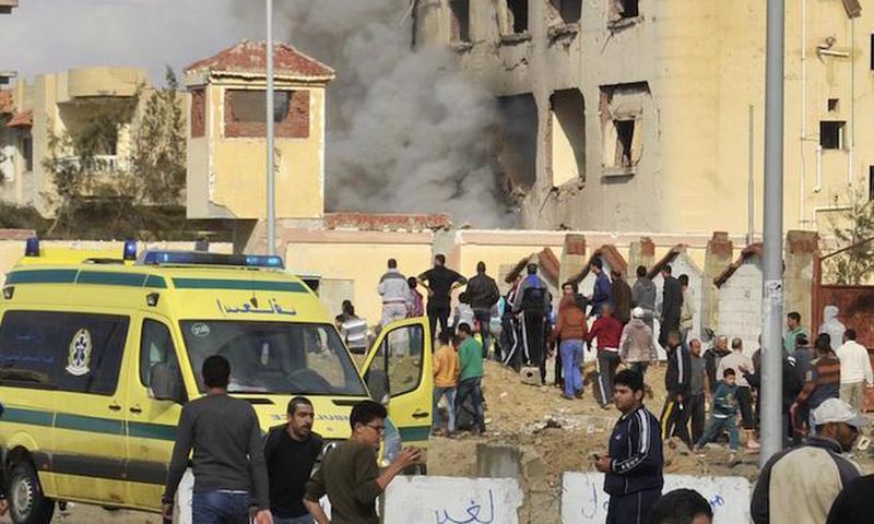 Police stations are a common target for militants in Sinai.