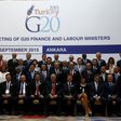 Finance and labour ministers gather for a group photo of the G20 Joint Meeting of Finance and Labour Ministers in Ankara, Turkey, September 4, 2015.  REUTERS/Umit Bektas