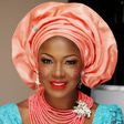 Susan Peters wears her 'gele' flawless courtesy of BM Pro