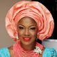 Susan Peters wears her 'gele' flawless courtesy of BM Pro