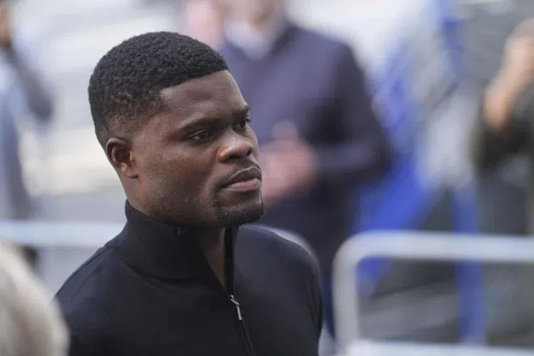 Thomas Partey appearing in court today