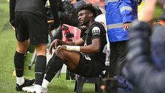 Getty Images
Image caption,
Mohammed Kudus has performed the celebration while playing for London clubs Tottenham and West Ham