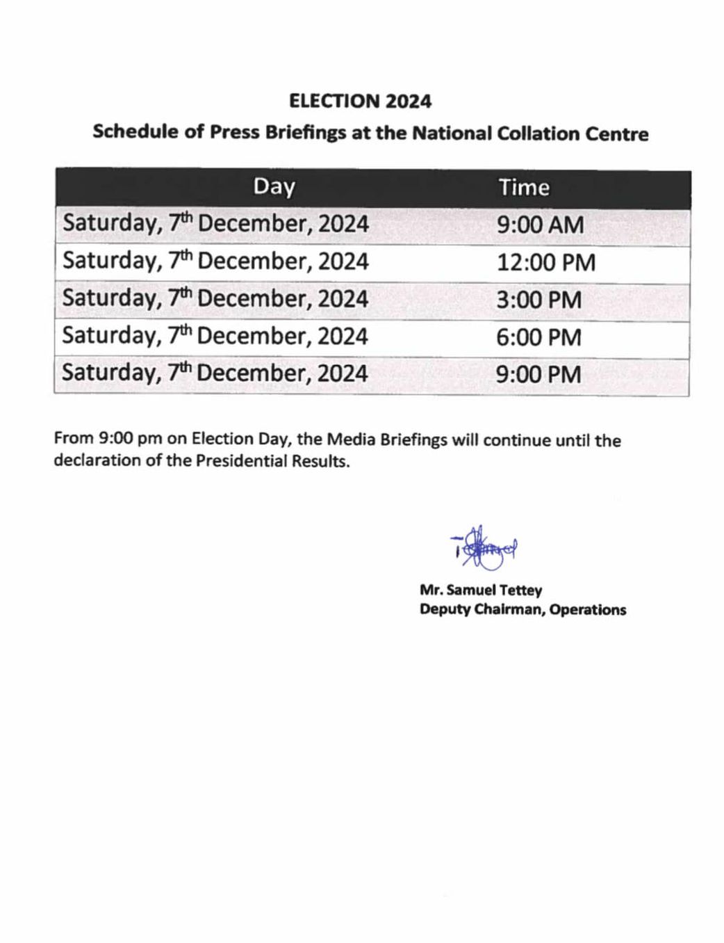 Election 2024: EC announces media briefing schedule for December 7