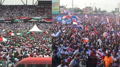 NPP and NDC rallies