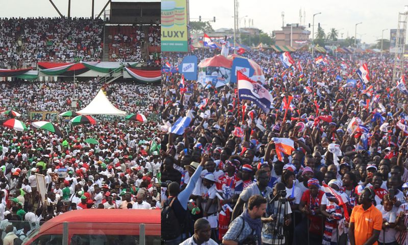 NPP and NDC rallies