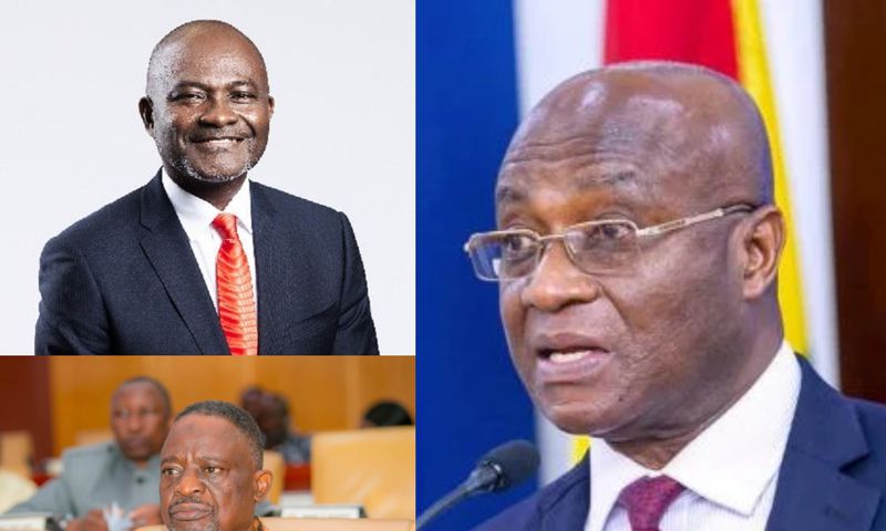 Osei Kyei-Mensah-Bonsu, Kennedy Agyapong and A.B.A Fuseini