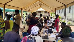 Health screening and NHIS registration/renewal exercise at Simiw by JF Ithand Firm Care Foundation