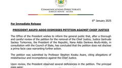 Akufo-Addo rejects Professor Asare’s ‘frivolous’ petition to remove Chief Justice