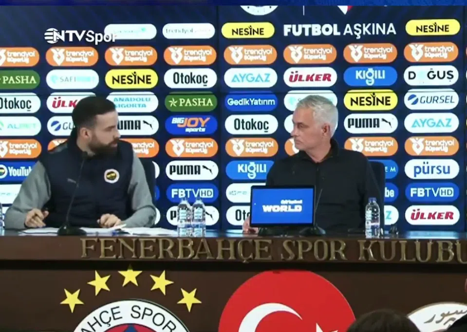 Jose Mourinho and translator