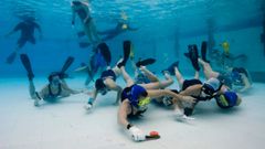 2. Underwater Hockey 