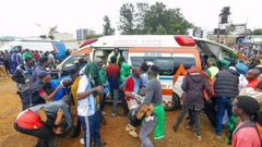 Violent stone fight leaves 66 football fans battling for life in Kenya (Video)