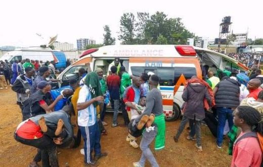 Violent stone fight leaves 66 football fans battling for life in Kenya (Video)