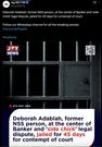Deborah Seyram Adablah jailed for 45 days for contempt of court - Here's what she did