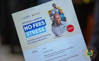 Mahama pays fees for 15,000 tertiary students under 'No Fees, No Stress' policy