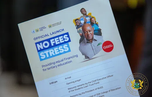 Mahama pays fees for 15,000 tertiary students under 'No Fees, No Stress' policy