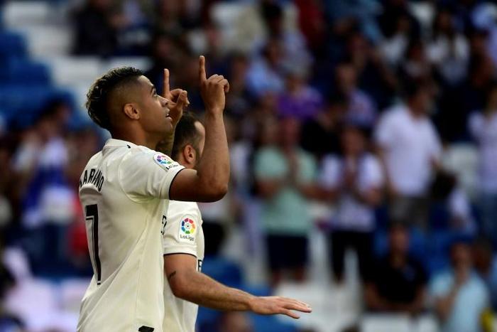 Real Madrid's Mariano Diaz scored twice in a 3-2 win over Villarreal on Sunday.
