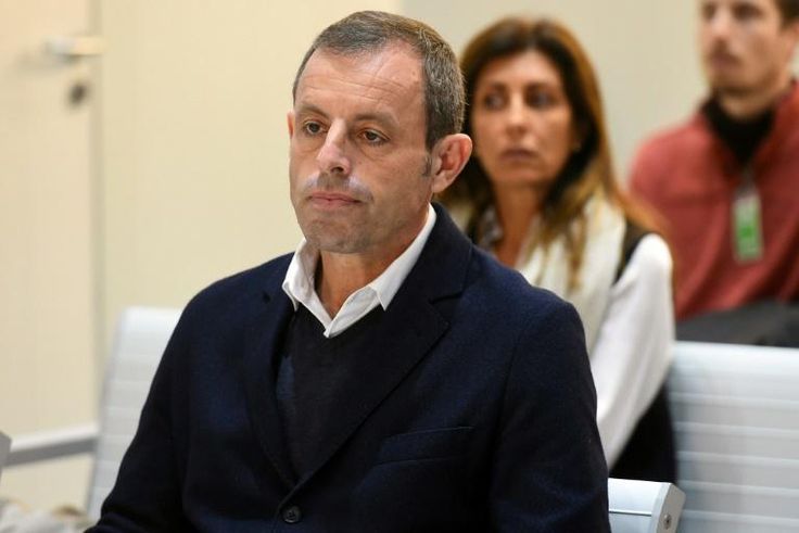 Former Barcelona president Sandro Rosell attended Monday's hearing