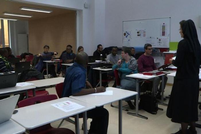 The study programme has seen diplomas awarded to around 80 students, priests, nuns and lay people over the last four years -- but there remains a "culture of denial" in some countries, in the words of one priest