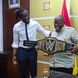 WWE’s Kofi Kingston and President Akufo-Addo