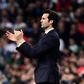 One hand clapping: Santiago Solari is under pressure after two losses at the hands of Barcelona