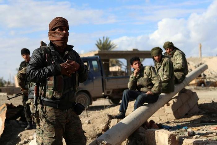 The US-backed Syrian Democratic Forces say IS jihadists are using civilians as human shields to slow the assault on their last holdout