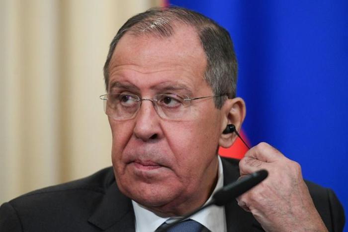 Russian Foreign Secretary Sergei Lavrov, pictured March 1, 2019, said the US' "provocation and external destructive influence" in Venezuela has "nothing to do with the democratic process"