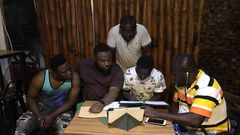 Tackie Annan training in Togo for June 15 date against Ben Ankrah in UK