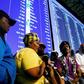 The African National Congress held a very comfortable lead with nearly 57 percent after three-quarters of voting districts were officially tallied