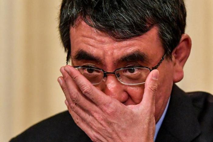 Foreign Minister Taro Kono has bemused Japanese social media with his tweet