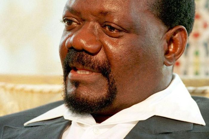 Savimbi, pictured in 1996
