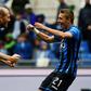 Belgian defender Timothy Castagne (R) scored Atalanta's second goal