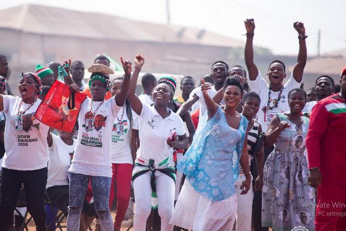 Former President John Mahama thanks NDC supporters