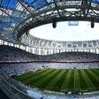 The 45,000-capacity Nizhny Novgorod Stadium, pictured during the World Cup, has attracted big crowds since the tournament
