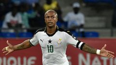 Ghana's new captain Andre Ayew, plays for Fenerbahce on loan from SWansea City