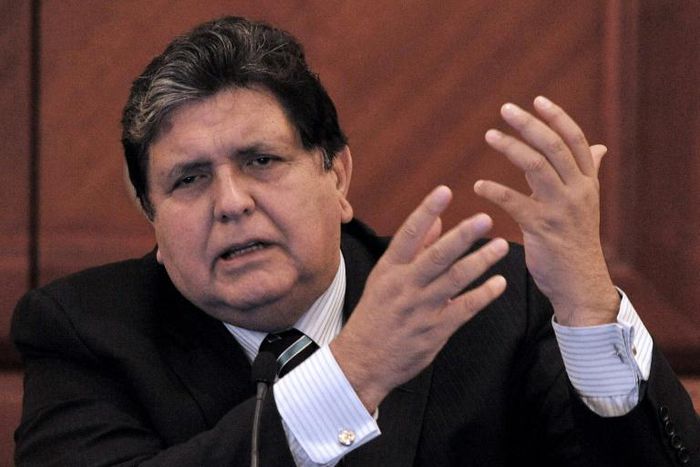 Peru's ex-president Alan Garcia, pictured here on May 28, 2010, has died after shooting himself in the head