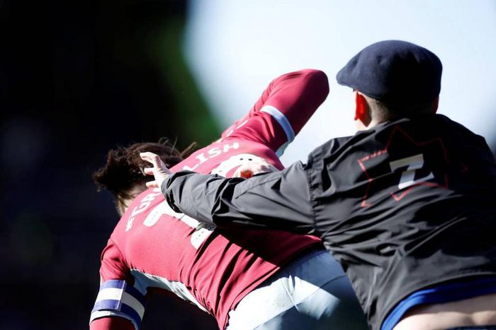 Aston Villa player attacked by fan in Birmingham-Villa clash