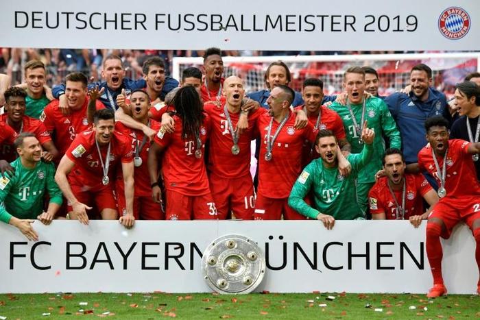 Bayern Munich secured a seventh successive Bundesliga title on Saturday