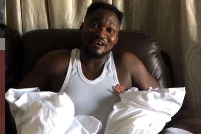 Funny Face and his twin babies