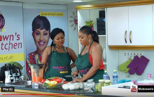 Moesha Buduong cooks banku & tilapia with vegetables on McBrown’s Kitchen
