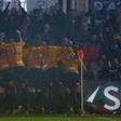 Newport County players celebrate a 2-0 win over Middlesbrough to set up a fifth round meeting with Manchester City