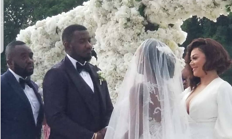 Joh Dumelo white wedding