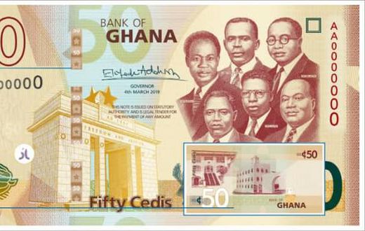 See the upgraded cedi notes, signed by BoG Governor Dr. Addison