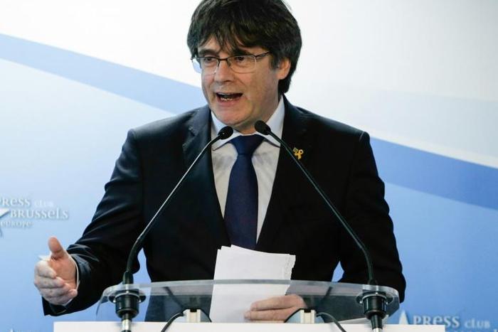 Spanish election authorities banned former Catalan leader Carles Puigdemont from running in EU polls next month