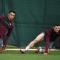 Liverpool defenders Trent Alexander-Arnold (left) and Andrew Robertson have 24 assists between them this season